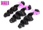 Loose Wave Bundles Indian Human Hair Extensions Cuticle Agligned Virgin Hair