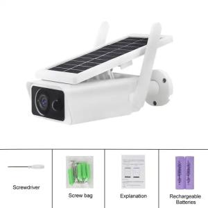 Wholesale PTZ Outdoor Solar Panel Security Camera Wireless With Floodlight from china suppliers