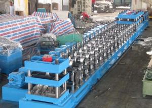 China Chain Drive Guard Rail Roll Forming Machine  Large Capacity Long Life Span on sale