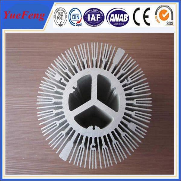 extruded aluminium alloy profile aluminum radiator, trapezoid radiator aluminium
