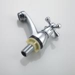 Zinc Stylish Bathroom Single Cold Water Basin Taps In Chrome