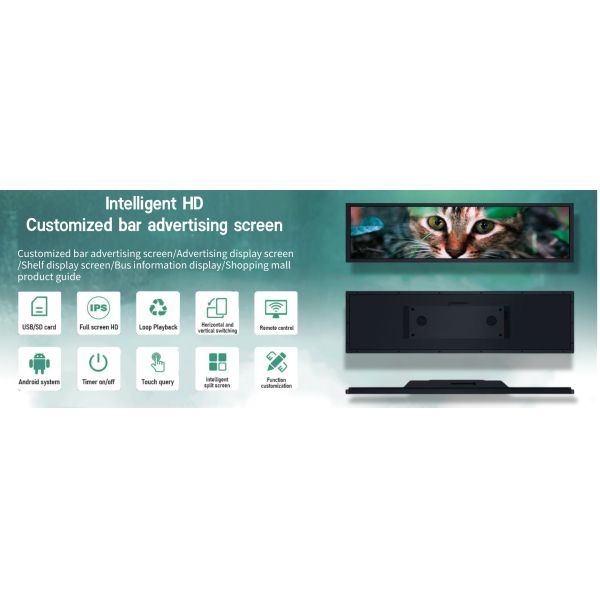 Back Light WLED Retail Store Display Durable