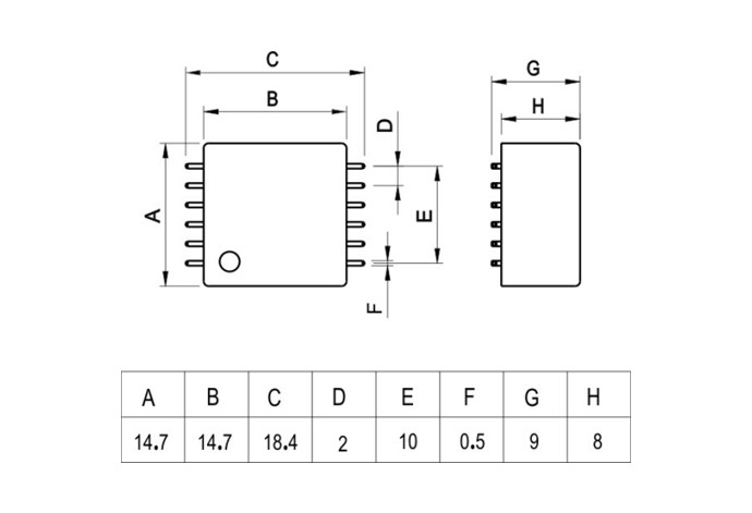 Mini Transmission Isolated Sensor Test Power Meter Module Energy Meter Parts For Instrument