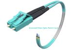 SM LSZH 3mm SX 2M Stainless Steel Armored Fiber Optic Jumper Cable FTTH LC/UPC