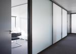 Interior Acoustic Glass Partition Wall System For Conference Room Wall Mounted