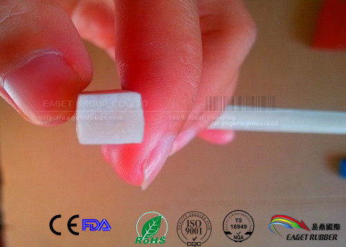 solid rectangle red silicone extrusion of 10mmx30mm