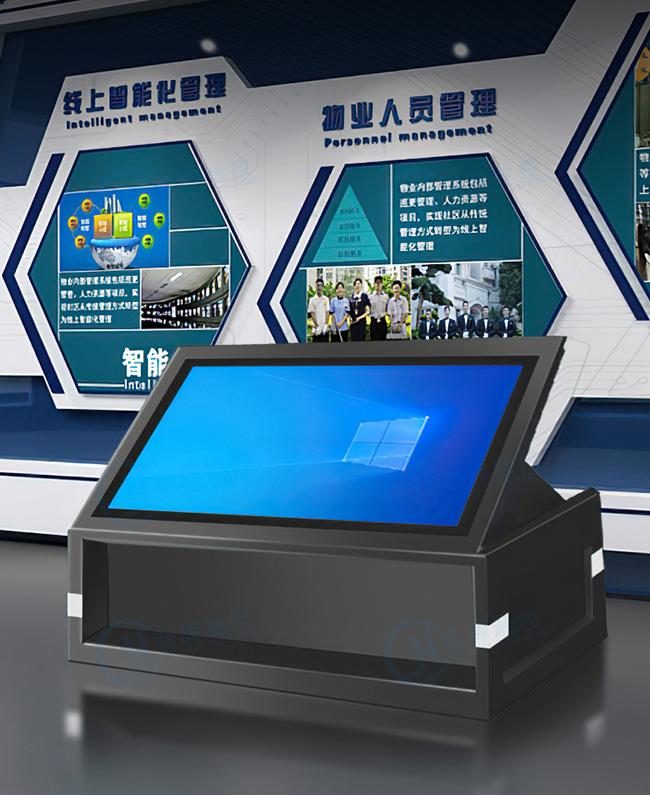 Hottest 43" Indoor Interactive Smart Touch Screen Coffee Table for Restaurant Lifting Touch Table