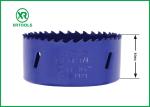 44mm Deep Cutting Bi Metal Hole Saw , 4 / 6 TPI Variable Teeth Metal Cutting