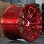 Custom 18 19 20 21 22 inch red finish forged alloy car wheel rim