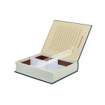 Eco Conscious Books As Decor Box With Elegant Gold Foil Finishing