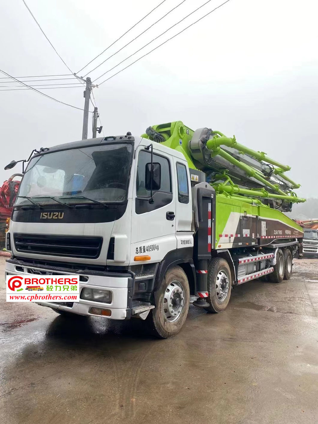 Renovated 2012 Zoomlion 52m Concrete Pump on Isu Zu