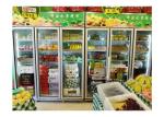 Supermarket Commercial Display Freezer With Glass Door Display Refrigerator