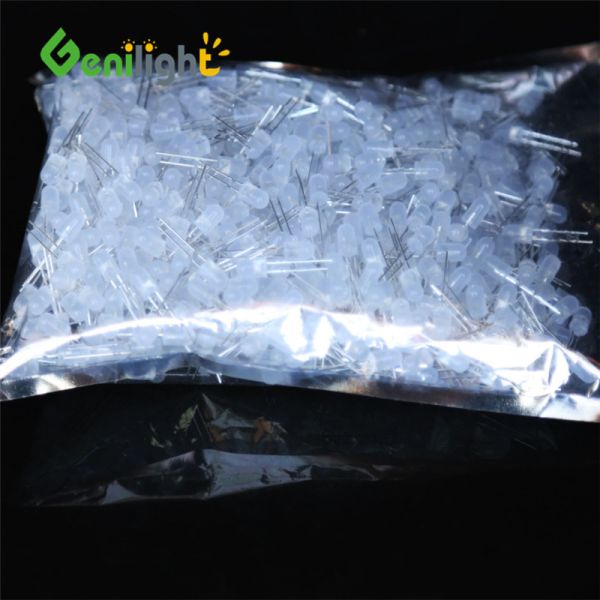 5mm Round Diode Genilight 8mm F8 LED Standard Transparent Electronic Components