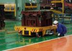 Large Capacity Ladle Transfer Cart Bay To Bay Metal Slag Pot Trailer On Turning