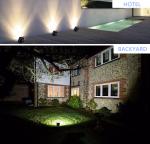 Slim LED Garden Floodlight 50w Outdoor Ip65 Square Flat Reflector