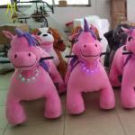 Hansel battery operated electric indoor stuffed motorized horse toy scooter for