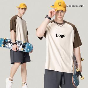 Wholesale Custom Logo Printed Mixed Color Ringer Tshirts for Unisex Casual Streetwear Fashion from china suppliers