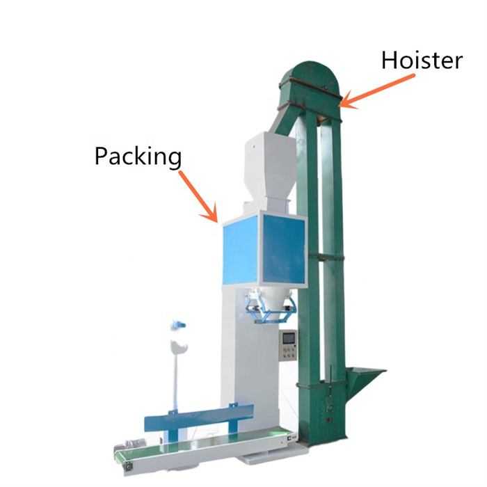 Compost Pellets Weigher Organic Fertilizer Packaging Machine 50Kg Poultry Food Bag Fertilizer Pellet Packing Machine
