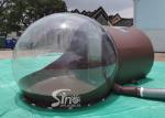 3m Dome Clear Inflatable Bubble Tent With Steel Frame Tunnel And Aluminium Door