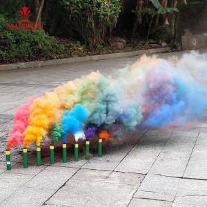 Wholesale 2 Minutes Rainbow Colorful Smoke Bomb Handheld OEM Package from china suppliers