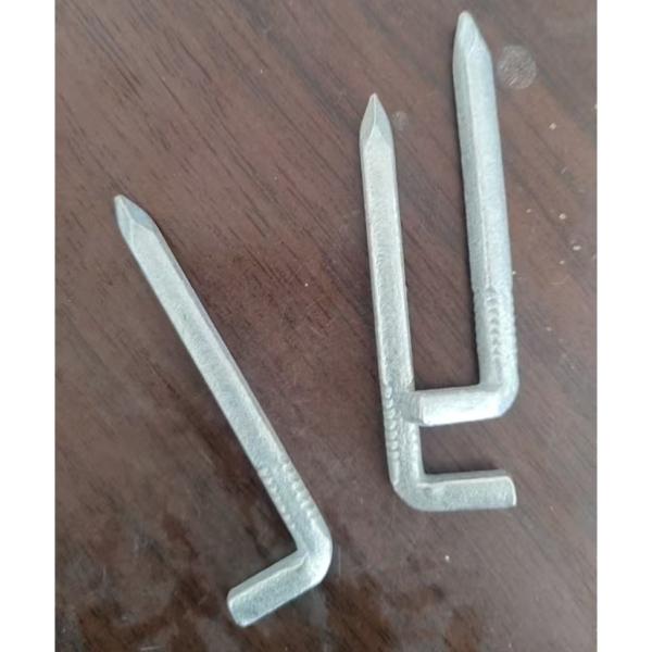 Q195/Q235 Iron L-Shaped Steel Nails for Construction Materials Headless 15mm