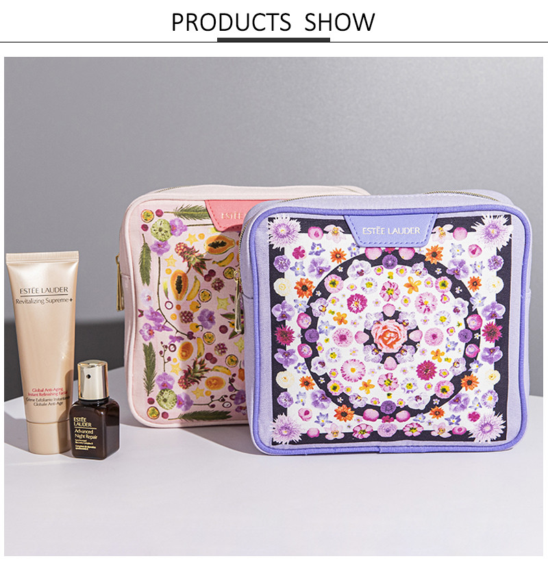 Women Polyester Multifunction cosmetic toiletry bag