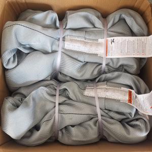 Wholesale ASME B30.9 Grey Polyester Lifting Sling Round Heavy Duty Vertical 32000 LBS from china suppliers