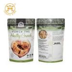 LDPE BOPP Frosted Clear Stand Up Pouch Mylar Packing Bags For Dry Fruits Nuts