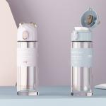 230ml Cute Cartoon Water Glass Tea Bottles With Stainless Steel Infuser