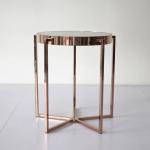 stainless steel gold furniture Marble Coffee Table /metal chair /lounge chair