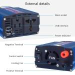 300W High Wattage Power Inverter 12V 24V 220V 110V Modified Sine Wave Inverter