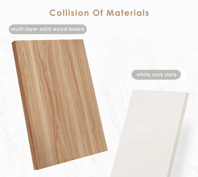 Stereoscopic Mirror Bathroom Vanity Units , Ceramic Wood Basin Cabinet