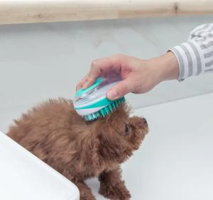 Wholesale Plastic Soft Pet Wash Brush Silicone Dog Shower Brush from china suppliers