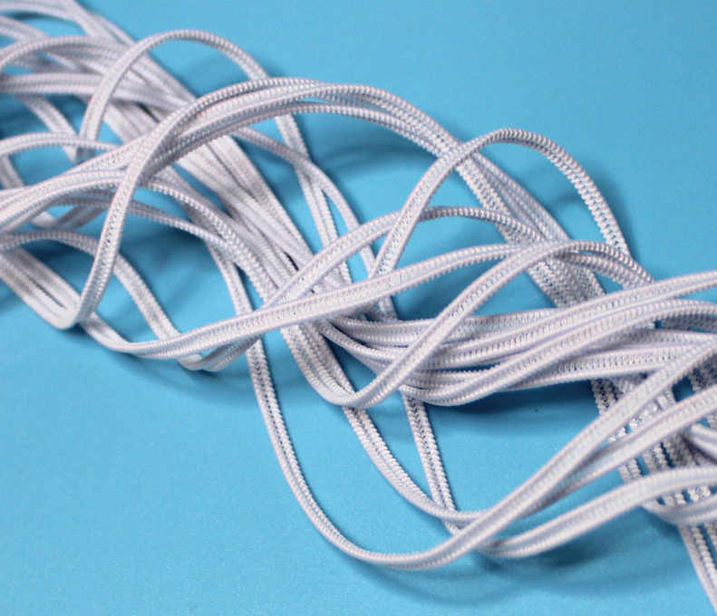 Polyester Rubber Elastic Cord 3mm Elastic Rope Cord For Shoe