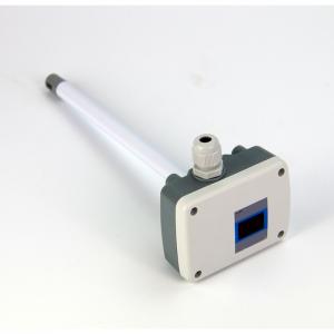 Wholesale Ducted Type Wind Speed Sensor 4 - 20mA 0 - 10V DC Air Velocity Sensor For HVAC System from china suppliers