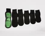 Orange Sky Zone Trampoline Grip Socks / Polyester Anti - Skid Jump Socks For