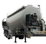 Heavy Mechanical Suspension Dry Bulk Cement Powder Tanker Semi Trailer with 12