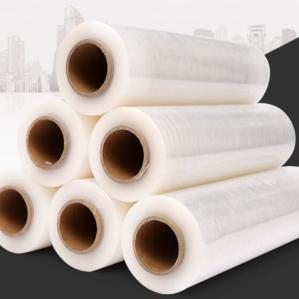 Wholesale PE Clear Casting Pallet Wrap Stretch Film Roll 20mic 23mic 25mic from china suppliers