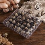 Affordable PET Clear Plastic Egg Trays with Lid 20 24 30 Cells for Disposable