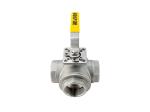 Chemical Industry Stainless Steel 3 PCS Valve Manual Three Pieces Non Return