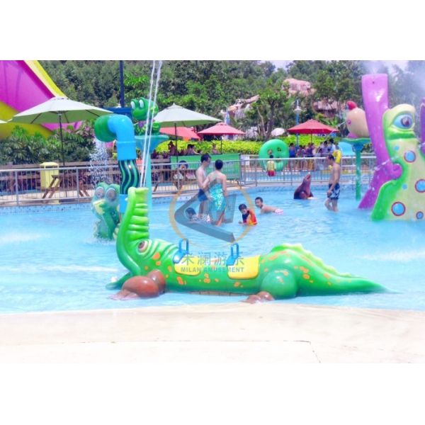 Commercial Playground Splash Pad Easy Installation For Water Amusement Park