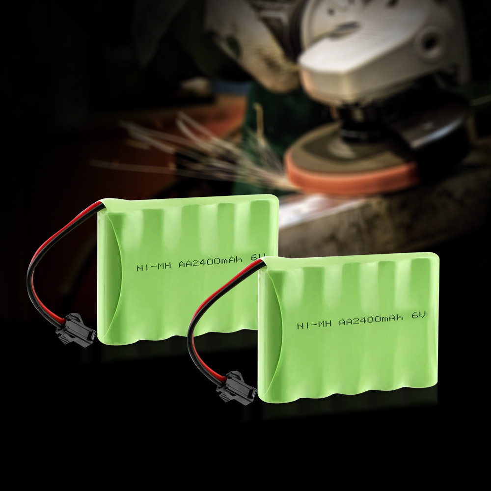 6V AA Charging Aa NiMH Battery Pack Rechargeable 2400mah 5S1P ODM