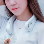 HEBRONFAN Leafless Hands Free Neck Fan Wearable Neck Air Cooler