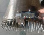 Galvanized 2.5x4mm Welded Profile Vee Wire Screen Tube for Water Treatment and