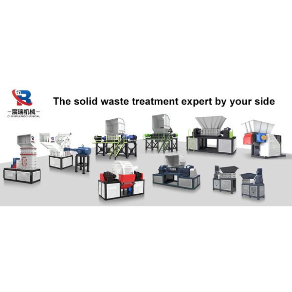 Plastic Scrap Double Shaft Shredder Machine with Large Capacity