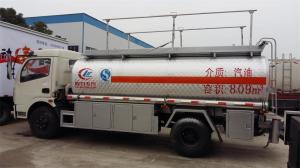 Wholesale 8000L Stainless Steel Fuel Delivery Truck Rust Resistant For Petorl / Diesel Refueling from china suppliers