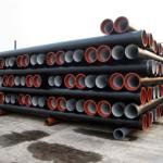 ISO90001 Ductile Iron Pipe 300mm 100mm Round Shape For Water Supply