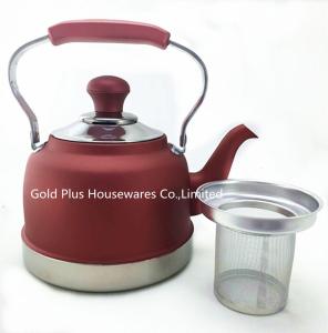 Wholesale 16cm 18cm Heat Retention Stainless Steel Tea Kettle Double Layer from china suppliers
