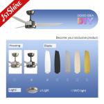 3 Blades Ceiling Fan With Light Dc Motor 6-Speed Choice Modern Style