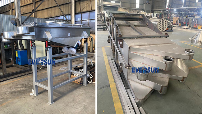 Small Single Deck Linear Vibrating Sieve Screen Machine For Coffee Beans Coal